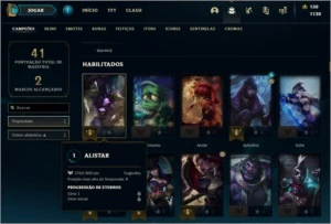 Conta ouro 4 mmr de ouro 2 16 a 18 pdl por vitória - League of Legends LOL