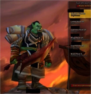 Conta World of Warcraft Classico - Hunter 60 Rogue 55 - Blizzard