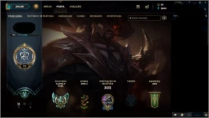 LoL Plat 5 C/ Borda +31 Skins 2 Lendarias/95Champs/Barato. - League of Legends