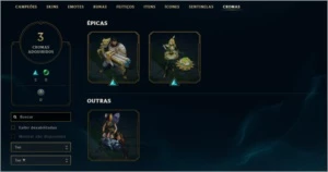 LoL Plat 5 C/ Borda +31 Skins 2 Lendarias/95Champs/Barato. - League of Legends