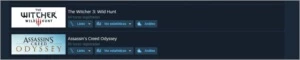 CONTA STEAM COM THE WITCHER 3 E ASSASIN'S CREED