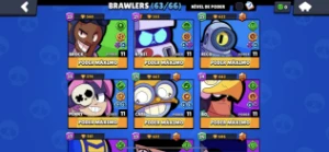 Conta Brawl Stars 31K Trofeus + 55 Skins