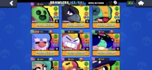 Conta Brawl Stars 31K Trofeus + 55 Skins