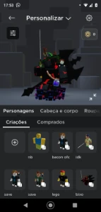 Conta roblox