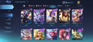 Conta mobile legend top Muitas colab - Mobile Legends