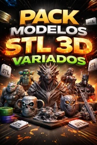 🔥 Pack Modelos Stl 3D Variados  🔥 - Outros