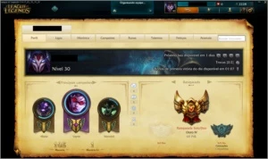 Conta Ouro IV, 34Champs, Skins, etc.. - League of Legends LOL