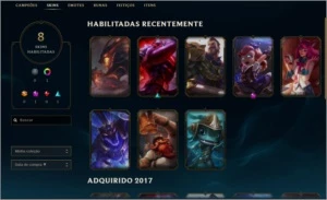 Conta League Of Legends - Platina 1 33 Champs LOL
