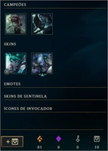 Conta Gold 5 - League of Legends LOL