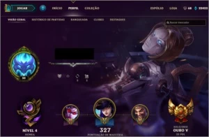 Conta Gold 5 - League of Legends LOL