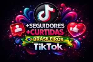 SEGUIDORES TIKTOK + CURTIDAS TIKTOK ★[BR - MENOR PREÇO!]★ - Redes Sociais