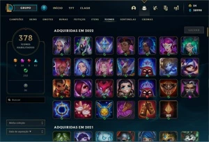 Conta riot com 754 skins no lol + skins no valorant - League of Legends