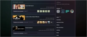 conta steam com cs-go premium e gta v entre outros jogos - Counter Strike