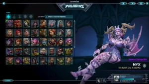Conta paladins antiga muitas skins, molduras, icones - Steam