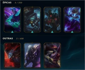 Conta Unranked level 33 + Yasuo da Emissário da Escuridão - League of Legends LOL