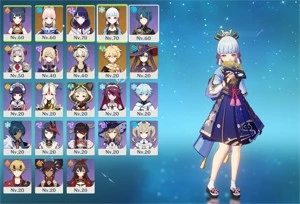 Ayaka - Shogun - Kokomi - Cortador de Jade - AR 39 - Genshin Impact