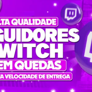 [🥇] 1.000 Seguidores Twitch Por 4 Reais | Melhor Preço