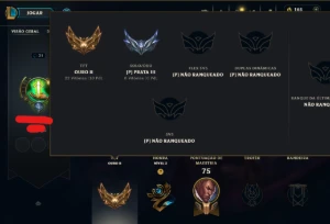 [Entrega Automática] Conta Lol Prata, 48 Skins, 1 Lendária - League of Legends