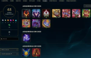 [Entrega Automática] Conta Lol Prata, 48 Skins, 1 Lendária - League of Legends