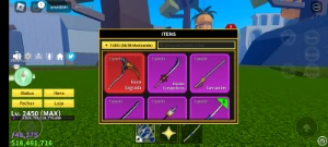 Conta Blox fruit lvl max - Roblox