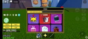 Conta Blox fruit lvl max - Roblox