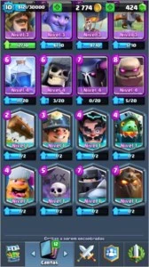 Vendo conta Clash Royale 7 lendarias