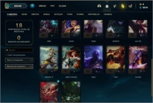 Conta Prata 2 - League of Legends LOL