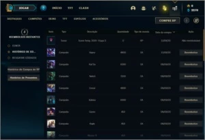 Conta Prata 2 - League of Legends LOL