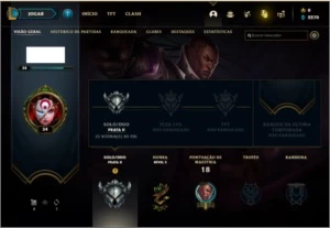 Conta Prata 2 - League of Legends LOL