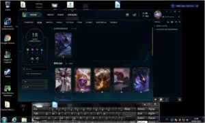 Vendo conta Platina 4 61 champ lvl 136 - League of Legends LOL