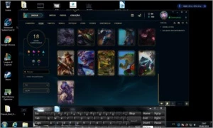 Vendo conta Platina 4 61 champ lvl 136 - League of Legends LOL