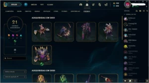 VENDA CONTA LOL 233 SKINS - League of Legends