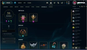 VENDA CONTA LOL 233 SKINS - League of Legends