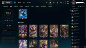 VENDA CONTA LOL 233 SKINS - League of Legends