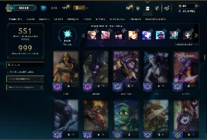 Bronze 4 com TODOS os champs e 174 Skins ( SUP / ADC / JG ) - League of Legends LOL