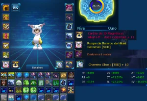 Vendo Conta Ladmo Omega Mid/Endgame Com Miko - Digimon Masters Online