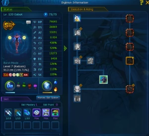 Digimon Masters World Conta End Game SK/AA Potencial 1KT - Digimon Masters Online DMO