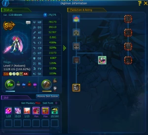 Digimon Masters World Conta End Game SK/AA Potencial 1KT - Digimon Masters Online DMO
