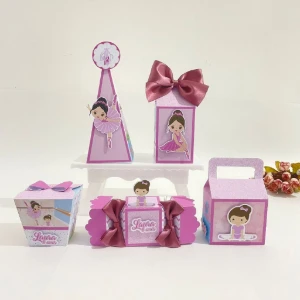 Kit Festa 20 Lembrancinhas Bailarina Personalizadas