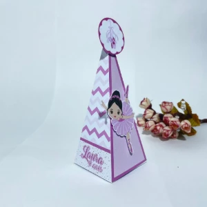 Kit Festa 20 Lembrancinhas Bailarina Personalizadas - Artesanato e Personalizados