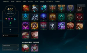 Conta Lol 2013/Mestre/Ex Desafiante/Todos Champs/293 Skins - League of Legends