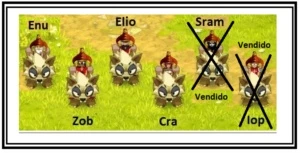 Vendo Team de 6 Chars Dofus Spiritia