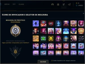 Conta Main Com 10 Míticas 8 Gemas 315 Skins - League of Legends LOL