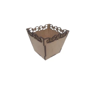 Kit Mini Vaso para Suculentas em MDF, cachepot. 6x6,4cm... - Artesanato e Personalizados