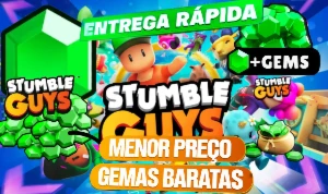 Stumble Guys Gemas/Tokens - 24 Horas On MENOR PREÇO!