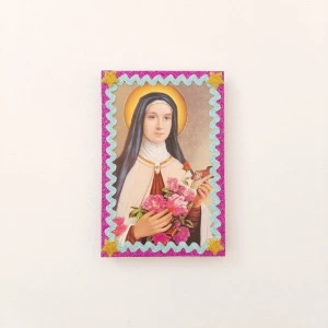 Mini Quadro Santa Terezinha - Artesanato e Personalizados