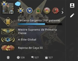 Counter Strike - CONTA CSGO - 14 MEDALHAS - 6.2K HORA JOGO +