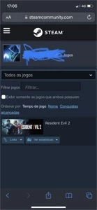 Conta steam da Argentina com re2 remake
