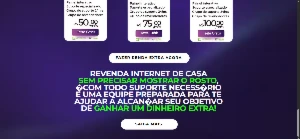 Landing Page Provedor De Revenda De Internet - Outros
