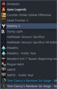 Conta da Steam